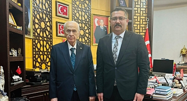 BAHÇELİ, İPEK’İ KABUL ETTİ