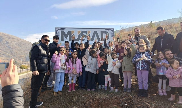 MÜSİAD TOKAT Şubesi Hatıra Ormanı Çocukların diktiği fidanlarla can buldu!