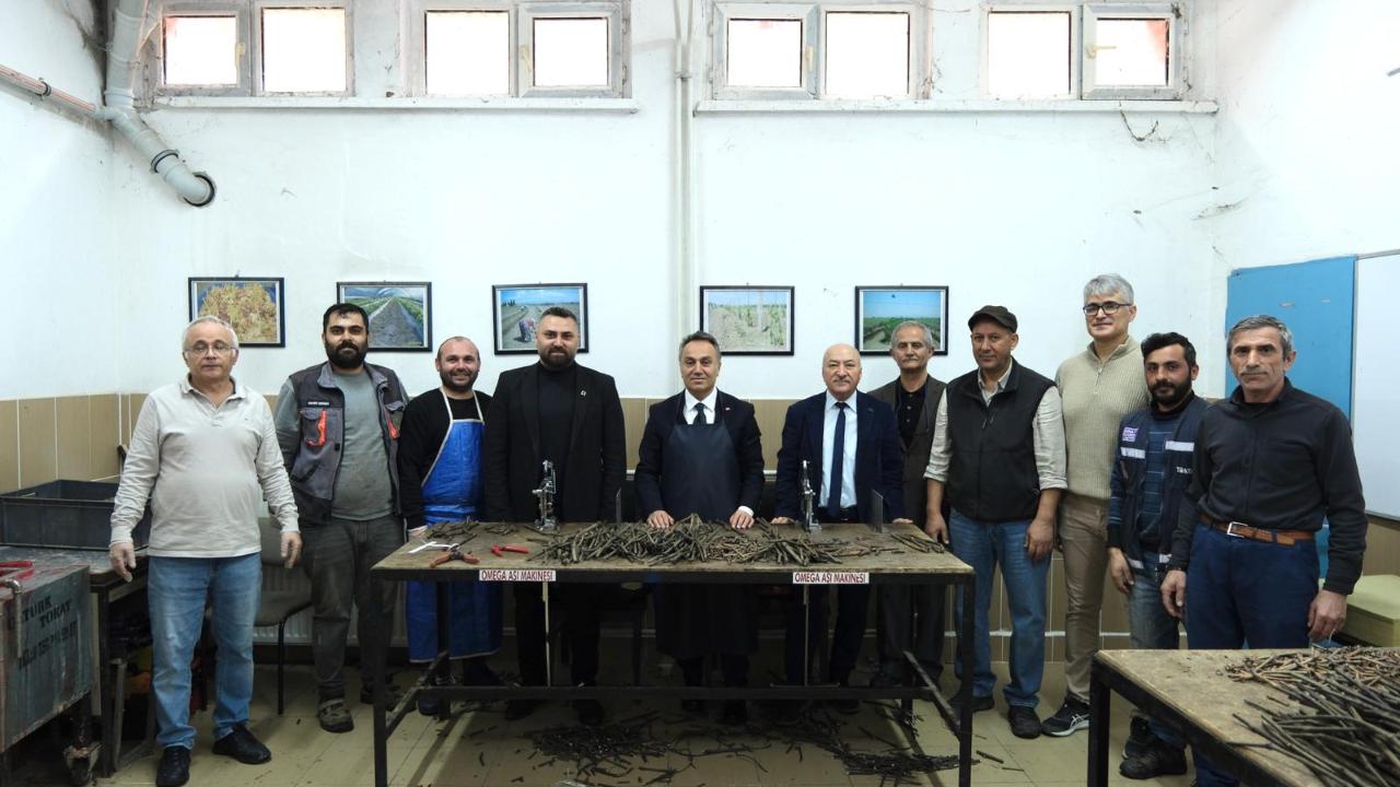 Bıldırcın, Beç Tavuğu Üretim Ünitesi ve Asma Fidanı Aşılama Ünitesine Ziyaret