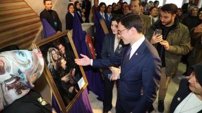 FİLOGRAFİ VE RÖLYEF SERGİSİ AÇILDI