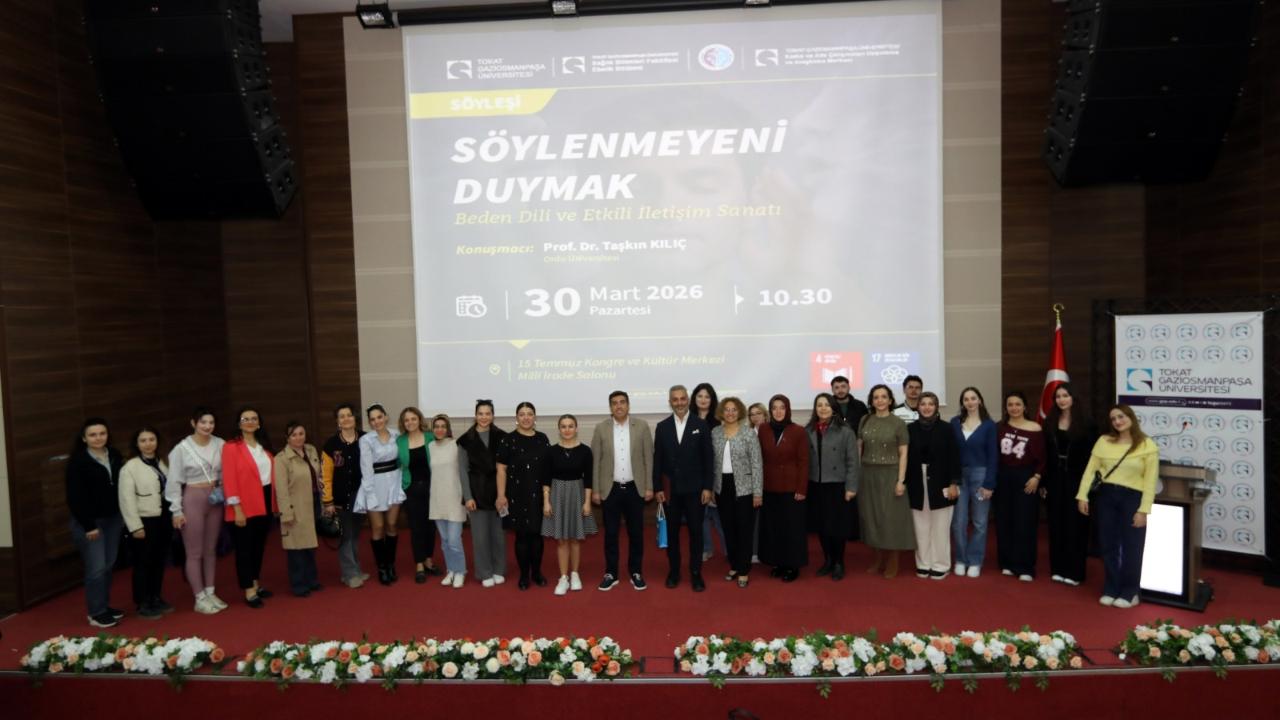 TOGÜ’de “Beden Dili ve Etkili İletişim Sanatı” Konferansı Düzenlendi