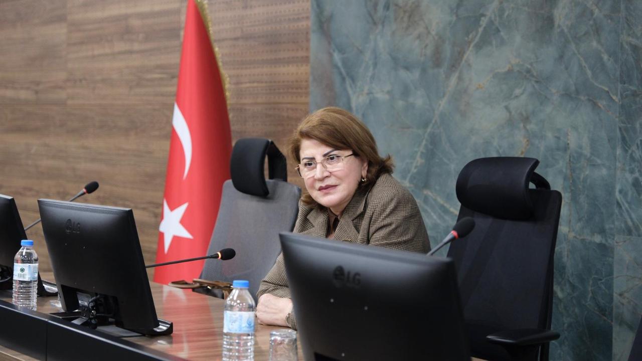 Doç. Dr. Necibe Nesibova’dan Rektör Yılmaz’a Ziyaret