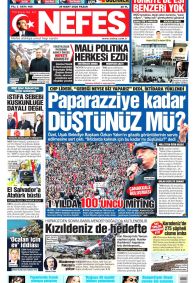 Nefes Gazetesi Gazete Manşeti