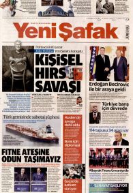 Yeni Şafak Gazetesi Gazete Manşeti